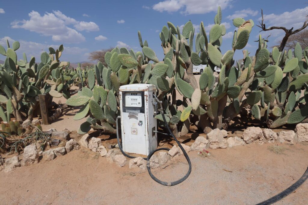 Namibia gas pump