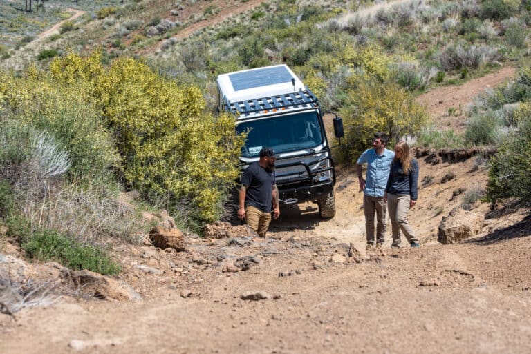 EarthCruiser Delivery - learning off-road driving skills